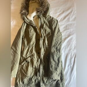 Brand new fuzzy inside winter jacket